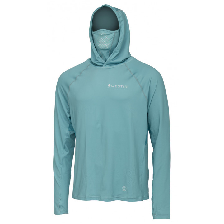 Футболка с длин. рук. капюшон Westin Bay UPF Hoodie Sea Breeze XL