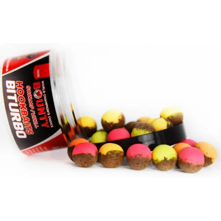 Бойлы BOUNTY BITURBO SHRIMP / KRILL Mix-цветов 14mm