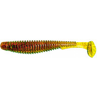 Силикон FishUp U-Shad 2.0" (10шт) #019 - Motor Oil/Red