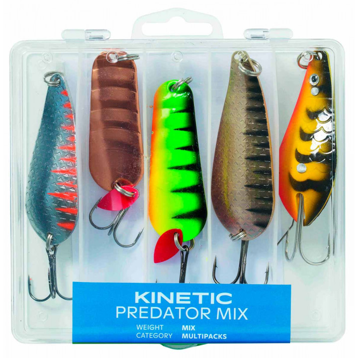 Набор Блесен Kinetic Predator Mix 5шт