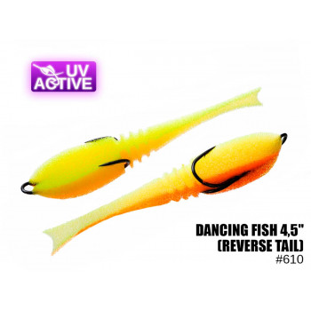 Поролоновая приманка ПрофМонтаж Dancing Fish (reverse tail) 4.5" 610