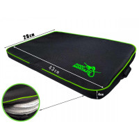 Коврик-сидушка ProfMontazh 43х28х4см (Чорный)