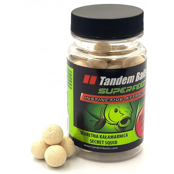 Бойли Tandem Baits SF Fluo Mini Pop-Up Boilies 12mm 30g 2021 Secret Squid