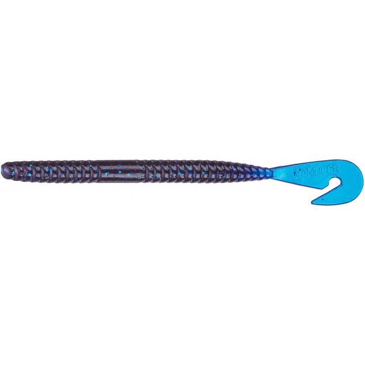 Силикон GAMBLER Burner Worm 6" JB Blue 1шт