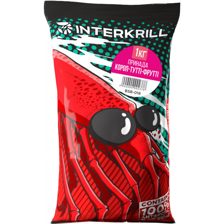 Прикормка INTERKRILL Feeder Classic Feeder Карп-Тутти-Фрутти 1kg
