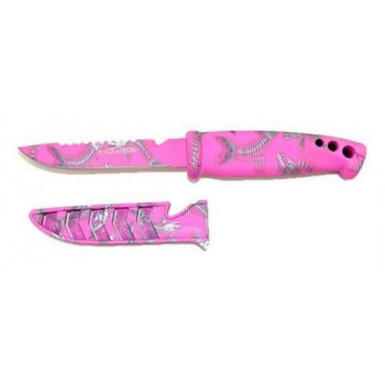 Нож Gambler Evolution 4" Bait Knife Pink Reaper