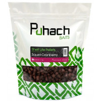 Вареные гранулы Puhach Baits Premium Line Shelf Life Pellets 1 kg - Squid Сranberry 4.5/6 mm