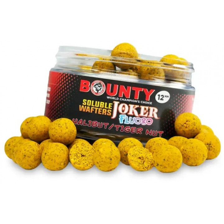 Бойлы Bounty Fluoro Joker Halibut / Tiger Nut 10mm (Палтус / Тигровый Орех)