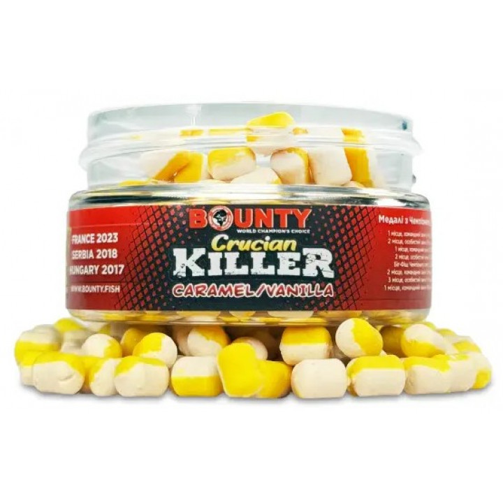 Насадка Вбивця карася Bounty 4/6mm Caramel / Vanilla (карамель ваніль)