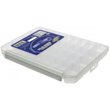Коробка Meiho Clear Case C-1200NS 255x190x28mm Сlear