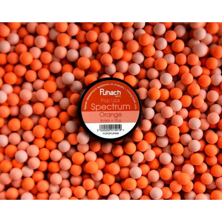 Бойлы Puhach Baits Pop Ups 8mm Spectrum - Orange (Оранжевый)