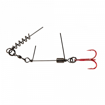 Savage Gear SS Corkscrew Stinger 3G 1X #1 16kg Red + Bn Diameter 2pcs