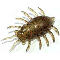Силикон FishUp Maybug 1.3" (5шт) #045 - Green Pumpkin/Red & Black