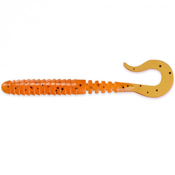 Силикон FishUp Vipo 4.3" (7шт)  #049 - Orange Pumpkin/Black