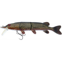 Воблер Westin Mike the Pike 185g 2.0-4.0m Повільно-спливаючий Metal Pike 280mm