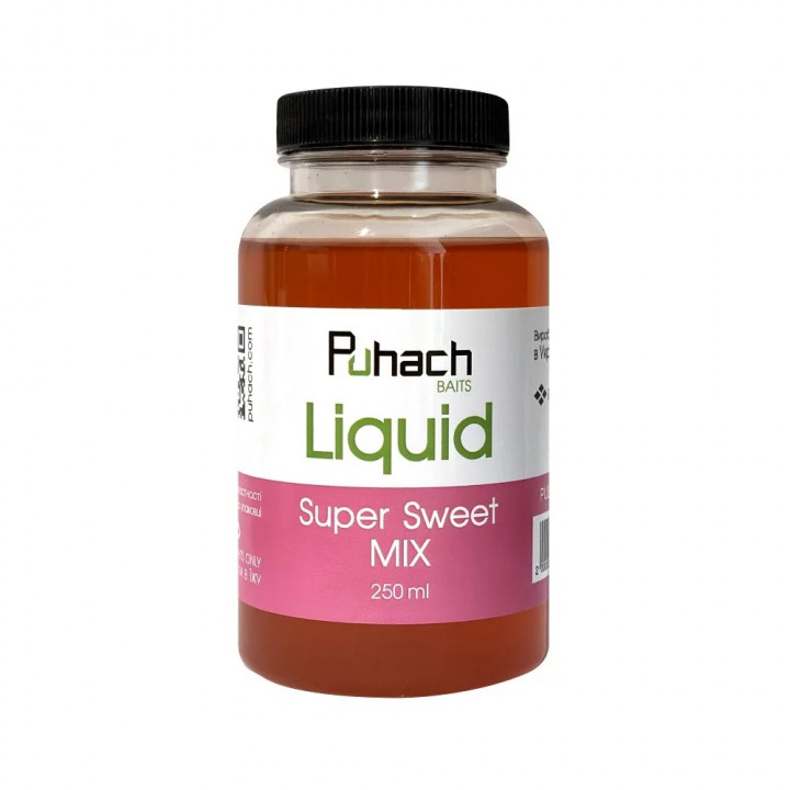 Ліквід Puhach Baits Liquid 250ml - Super Sweet MIX (Супер Солодкий Мікс)