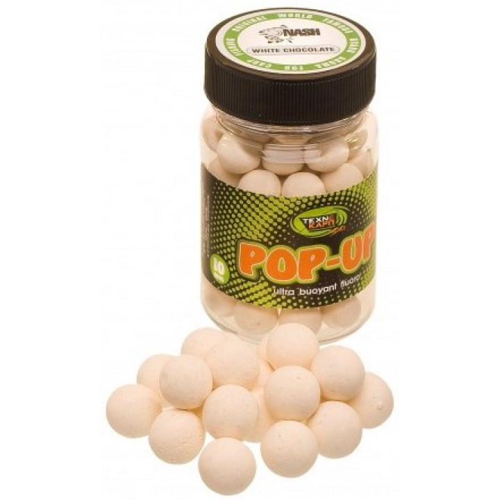 Бойлы Технокарп Pop-Up White Chocolate 10mm 25g