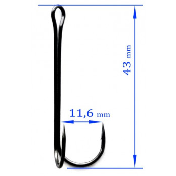 Гачок Kumho DOUBLE HOOK LIGHT 800 № 2/0