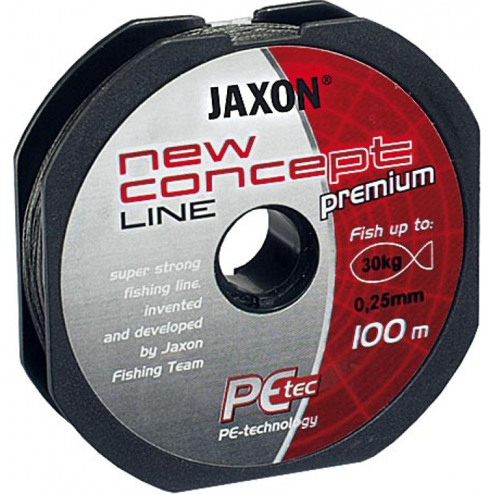 Плетінка Jaxon New Concept Line Dark Gray 100m 0.20mm 24kg