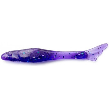Силікон FishUp Tiny 1.5 "12шт # 060 Dark Violet Peacock & Silver