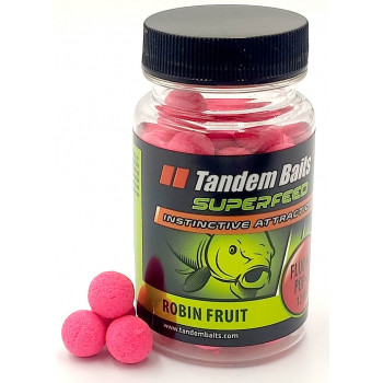 Бойли Tandem Baits SF Fluo Mini Pop-Up Boilies 12mm 30g 2021 Robin Fruit