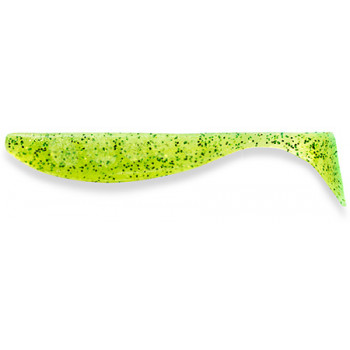 Силикон FishUp Wizzle Shad  5" (4шт) #026 - Flo Chartreuse/Green