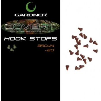 Стопор на крючок Gardner Covert hook stops Brown