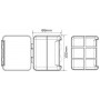 Коробка GC G.Carp Mini Box Two Layer 8 section