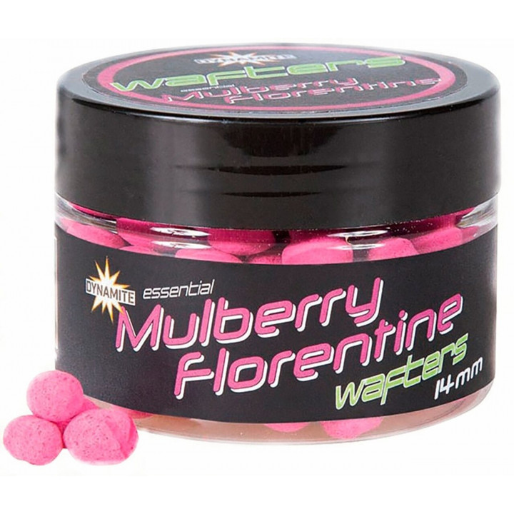 Бойлы Dynamite Baits Fluro Wafters - Mulberry Florentine 14mm