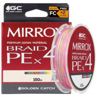 Шнур GC Mirrox PE X4 150м Multicolor #0.8