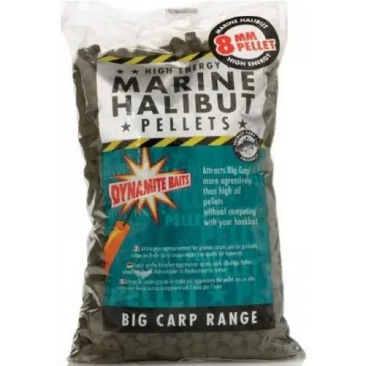 Пеллетс Dynamite Baits Marine Halibut Pellets 900g 8mm