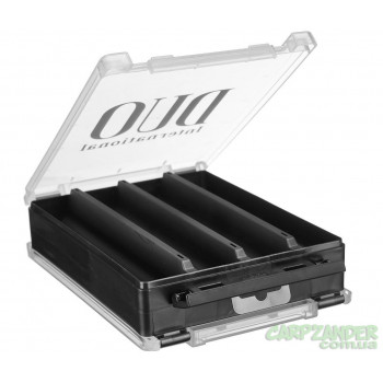 Коробка DUO Reversible Lure Case 180 Pearl Black/Clear (145 x 205 x 50mm)