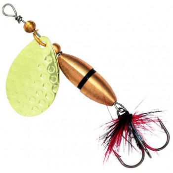 Блесна Kinetic Fizz 7g Gold/Black Ribbon