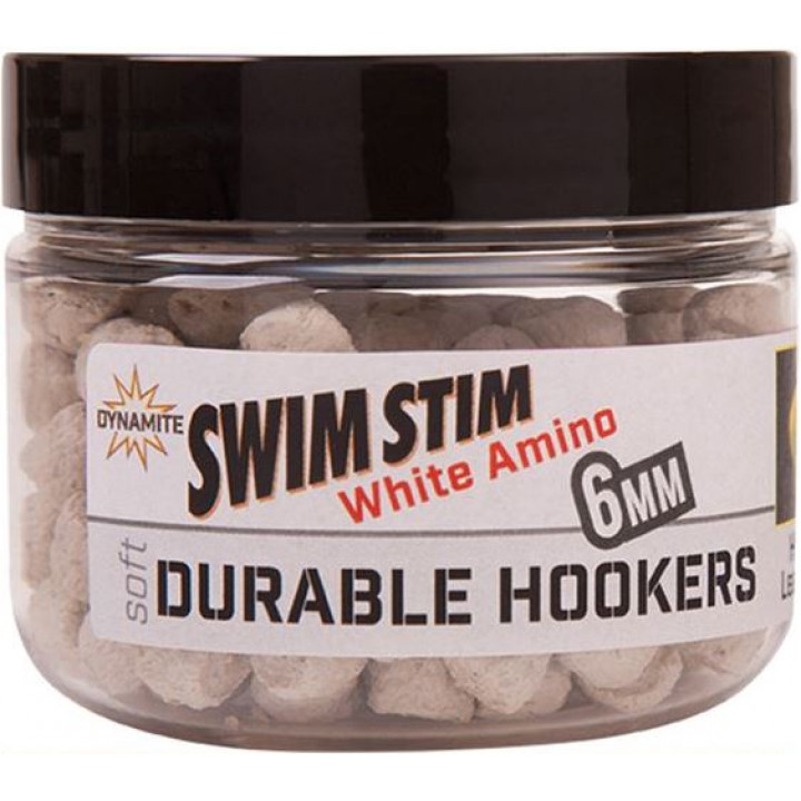 Пеллетс Dynamite Baits Swim Stim Durable Hook Pellet 6mm White Amino