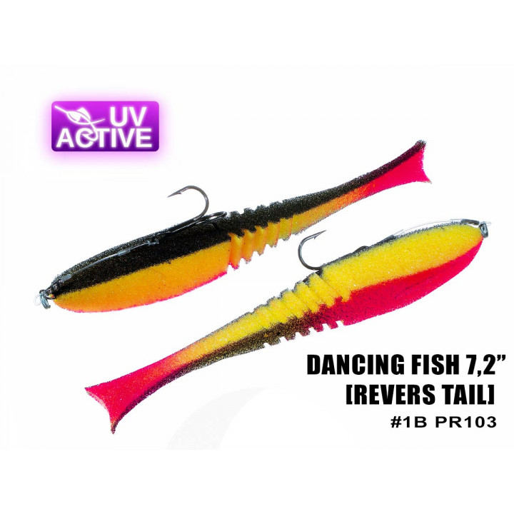 Поролоновая рыбка ПрофМонтаж Dancing Fish 7.2" (reverse tail) #103