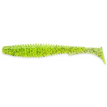 Силикон FishUp U-Shad 3.5" (8шт) #055 - Chartreuse/Black
