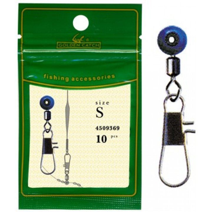 Застежка Golden Catch поплавочная 3010BL S(10шт)