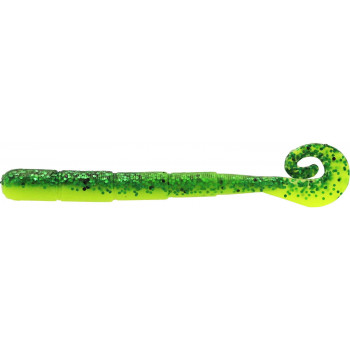 Силикон Westin Ned Worm Curltail 5cm 0.5g Floating Fireflash (6шт/уп)
