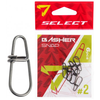 Застежка Select Basher Snap #2 0.8mm 16mm 30kg (6шт/уп)