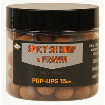 Бойлы Dynamite Baits Foodbait Pop-Up Spicy Shrimp & Prawn 15mm