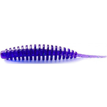 Силикон FishUp Tanta 1" (12шт) #060 -  Dark Violet/Peacock & Silver