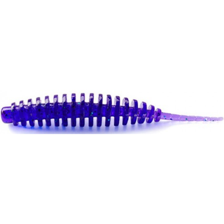 Силикон FishUp Tanta 1" (12шт) #060 -  Dark Violet/Peacock & Silver