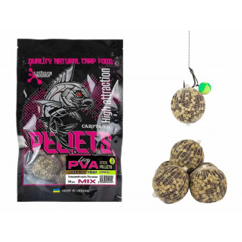 ПВА стіки Carptronik Lazy PVA Stick-Pellets Tiger Nut/Hemp (Тигровий горіх/Коноплі) 15шт