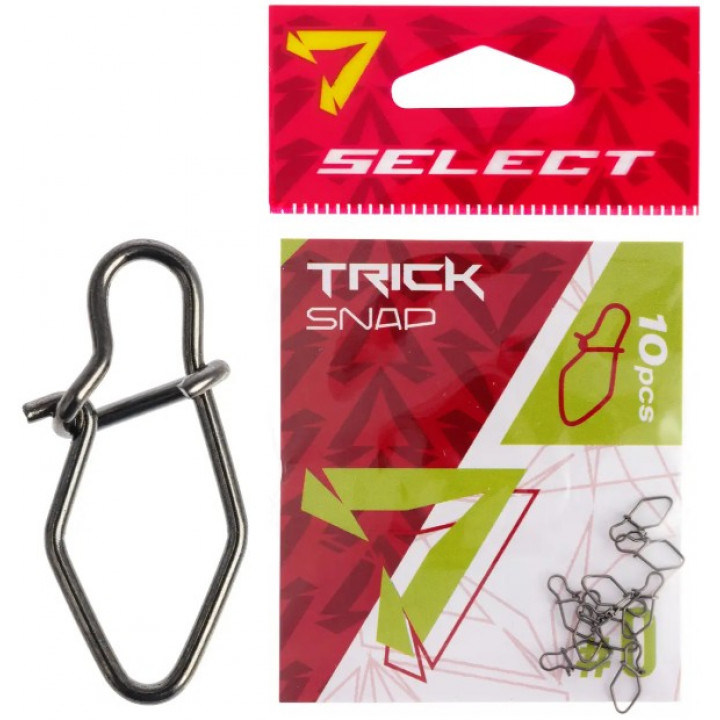 Застежка Select Trick Snap #0 0.45mm 10mm 9kg 10шт