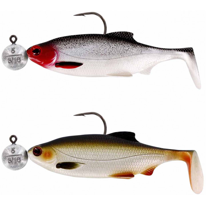Силикон Westin Ricky the Roach R 'N R 7cm 5g #3/0 Clear Water Mix 4 2шт/уп 2025