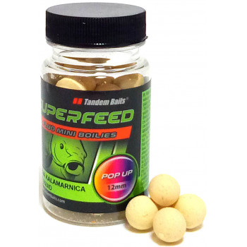 Бойли Tandem Baits SF Fluo Mini Pop-Up Boilies 12mm 35g Secret Squid