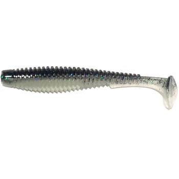 Силикон FishUp U-Shad 4" (8шт) #201 - Bluegill/Pearl