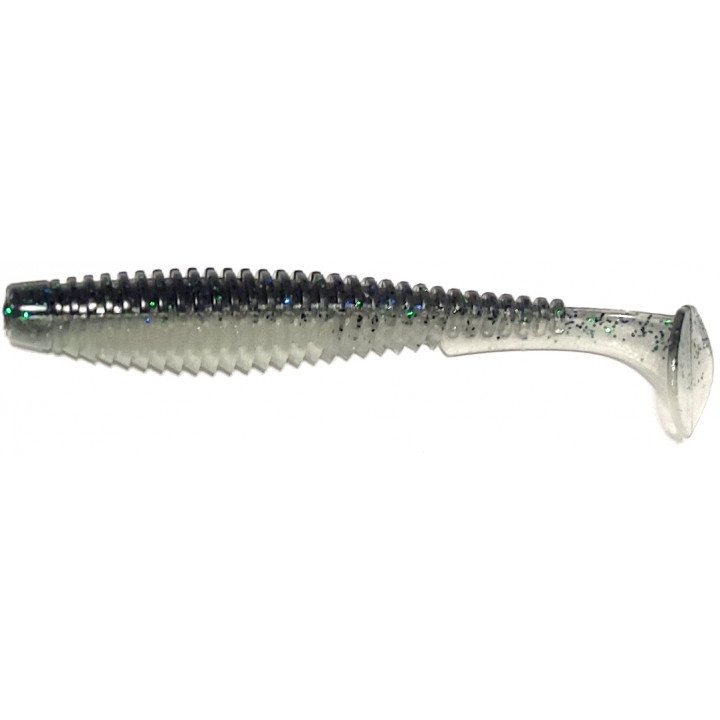 Силикон FishUp U-Shad 4" (8шт) #201 - Bluegill/Pearl