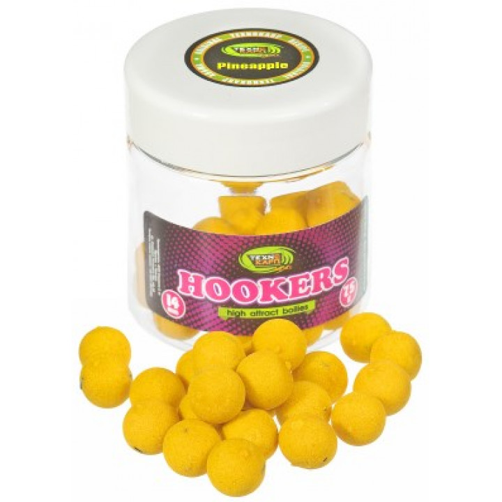 Бойли Технокарп Hookers Pineapple 14mm 75g