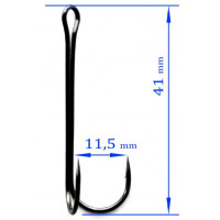 Крючок Kumho DOUBLE HOOK LIGHT 800 № 1/0